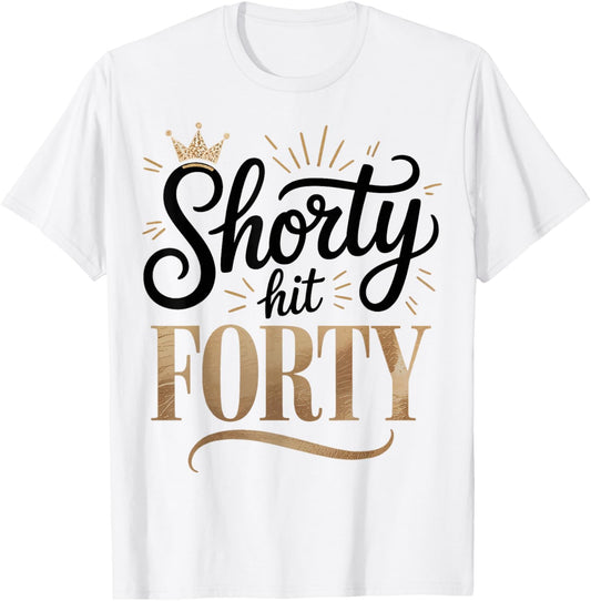 Shorty Hit Forty T-Shirt - T-Shirt | White