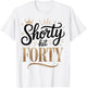 Shorty Hit Forty T-Shirt - T-Shirt | White