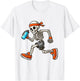 Running Skeleton Halloween Costume Spooky Runners Lover T-Shirt - T-Shirt | White