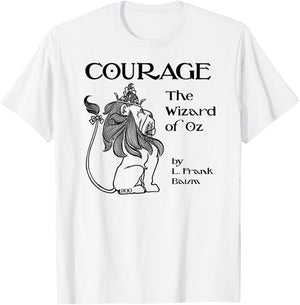Oz Lion Courage Halloween Wizard of OZ Cowardly Lion Shirt T-Shirt - T-Shirt | White