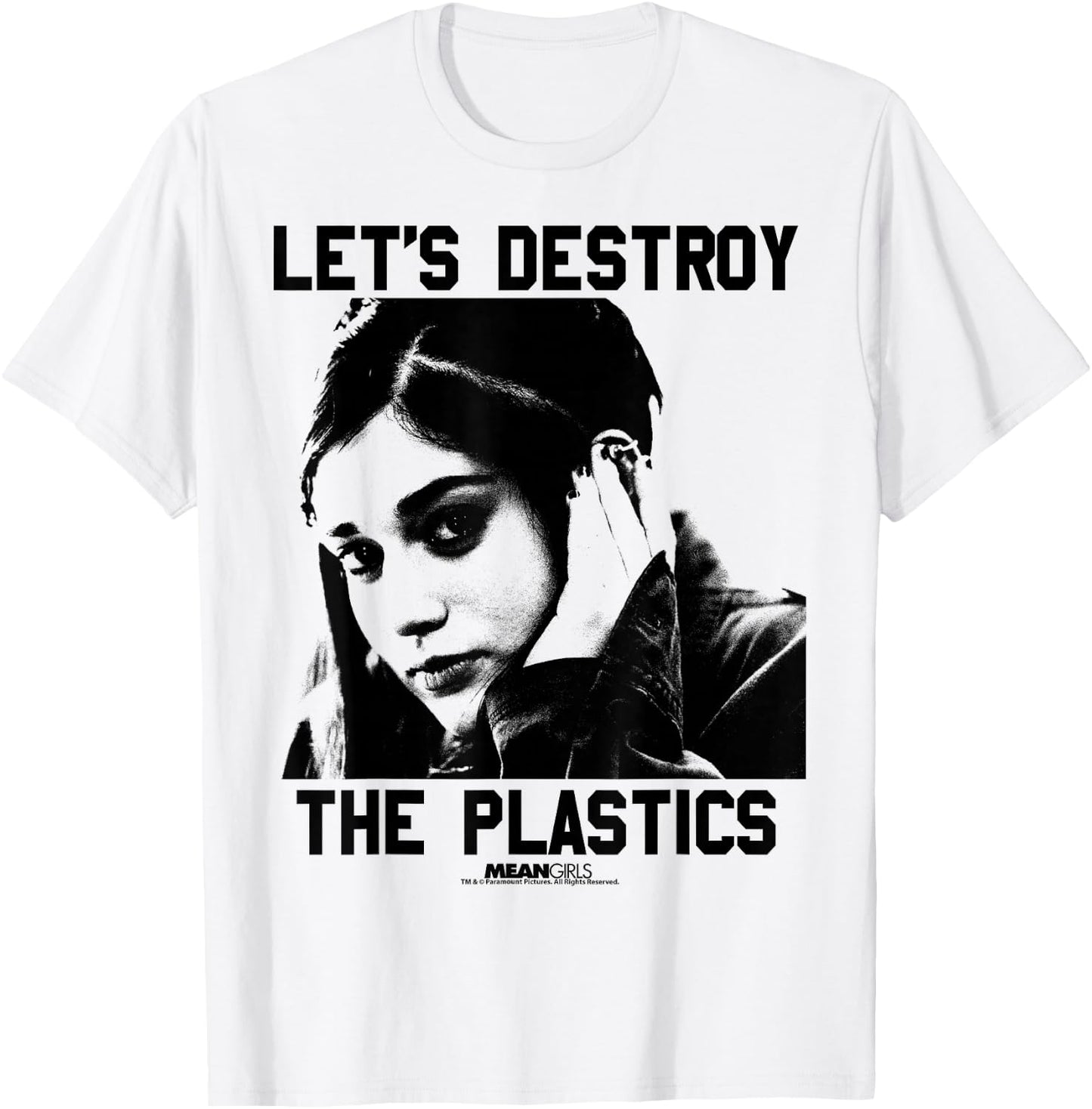 Mean Girls Janis Destroy The Plastics Graphic T-Shirt - T-Shirt | White