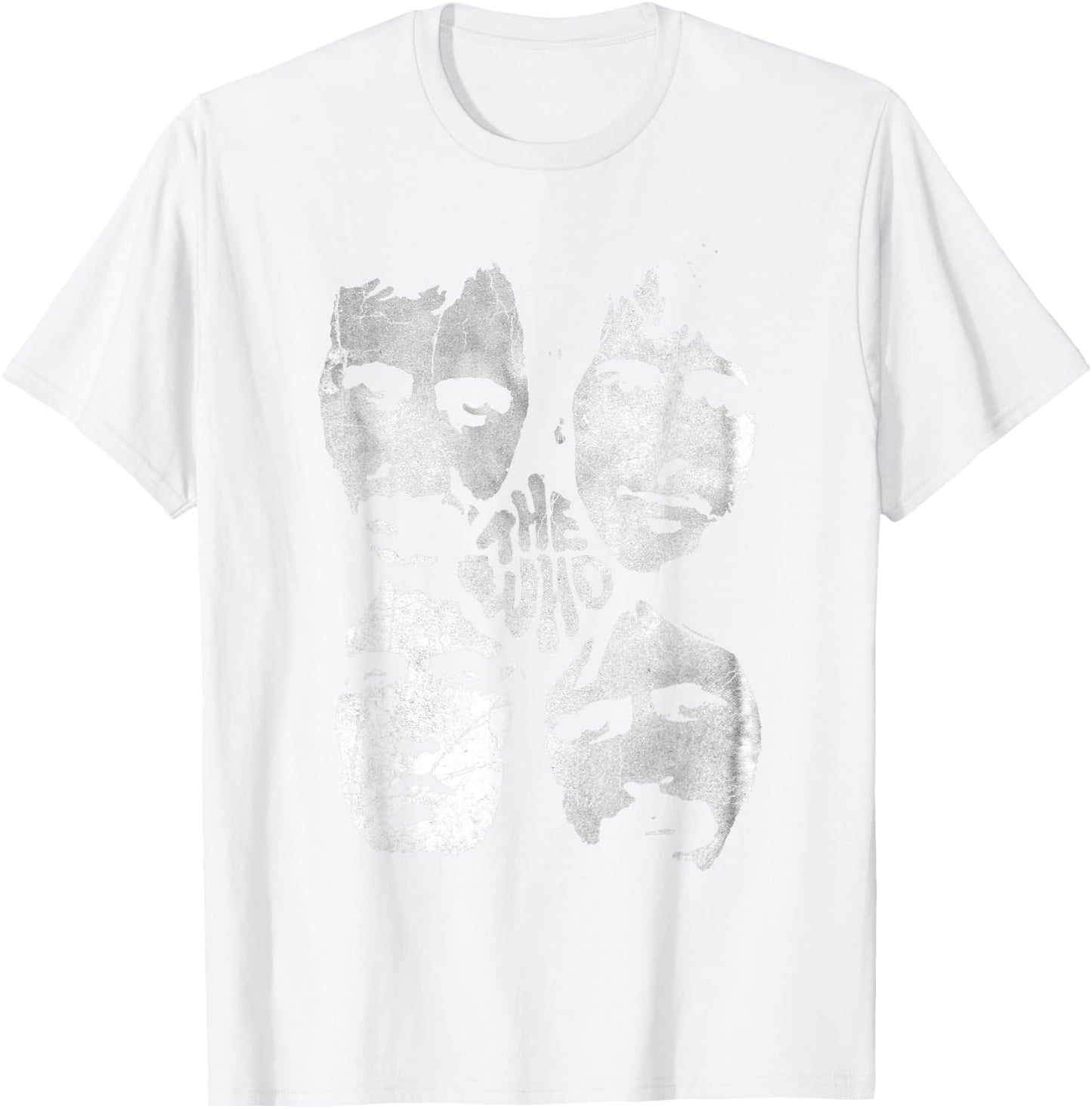 The Who Official Distressed Four Heads Band T-Shirt - T-Shirt | White