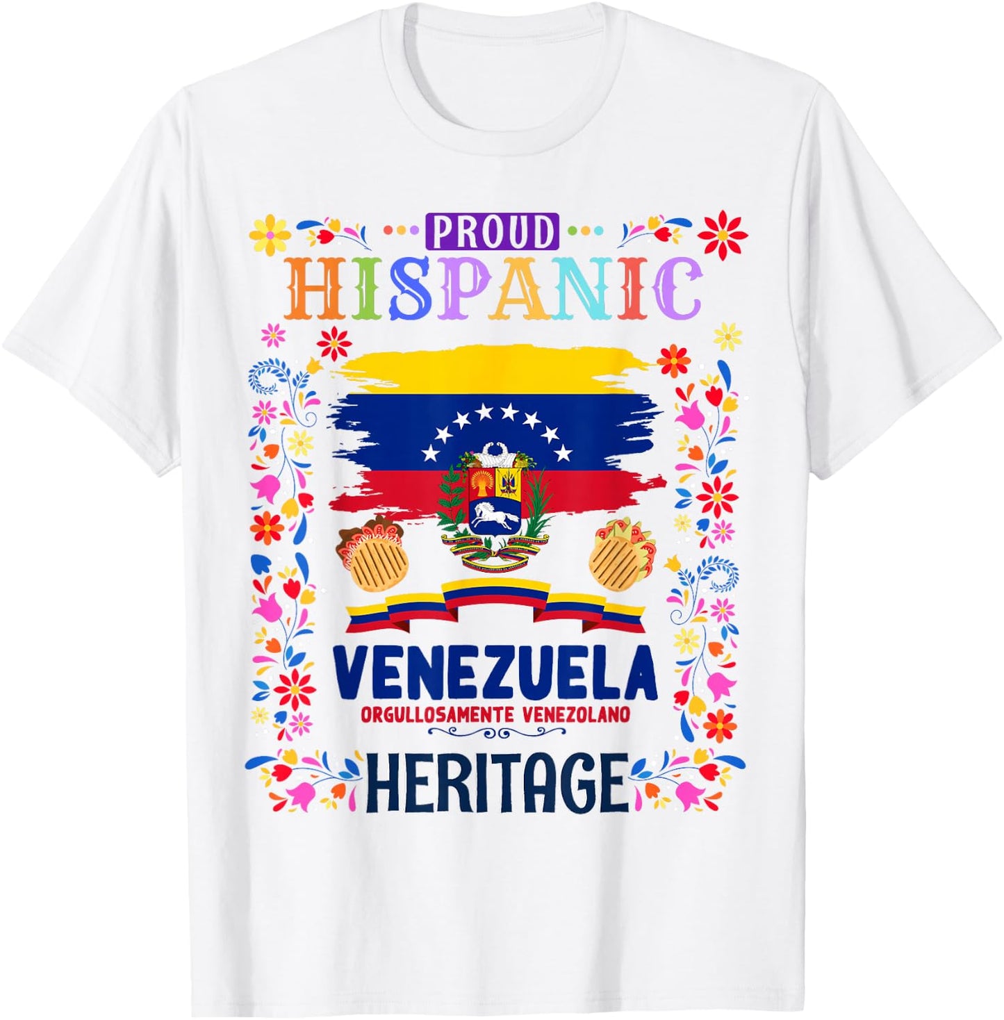 Latin Heritage Venezuelan Flag Outfit idea Kids Venezuela T-Shirt - T-Shirt | White