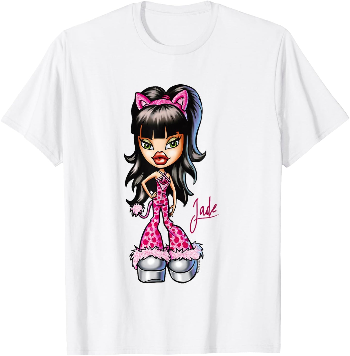 Bratz Halloween Jade Cat Costume Retro T-Shirt - T-Shirt | White