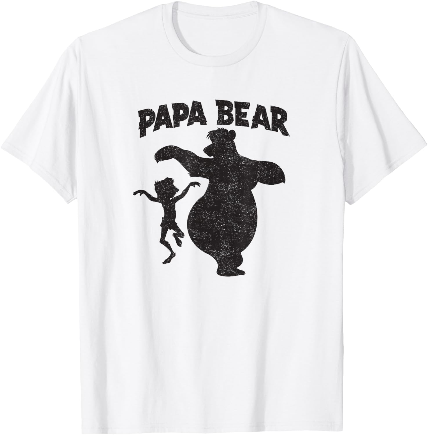 Disney Jungle Book Papa Bear Father's Day T-Shirt - T-Shirt | White