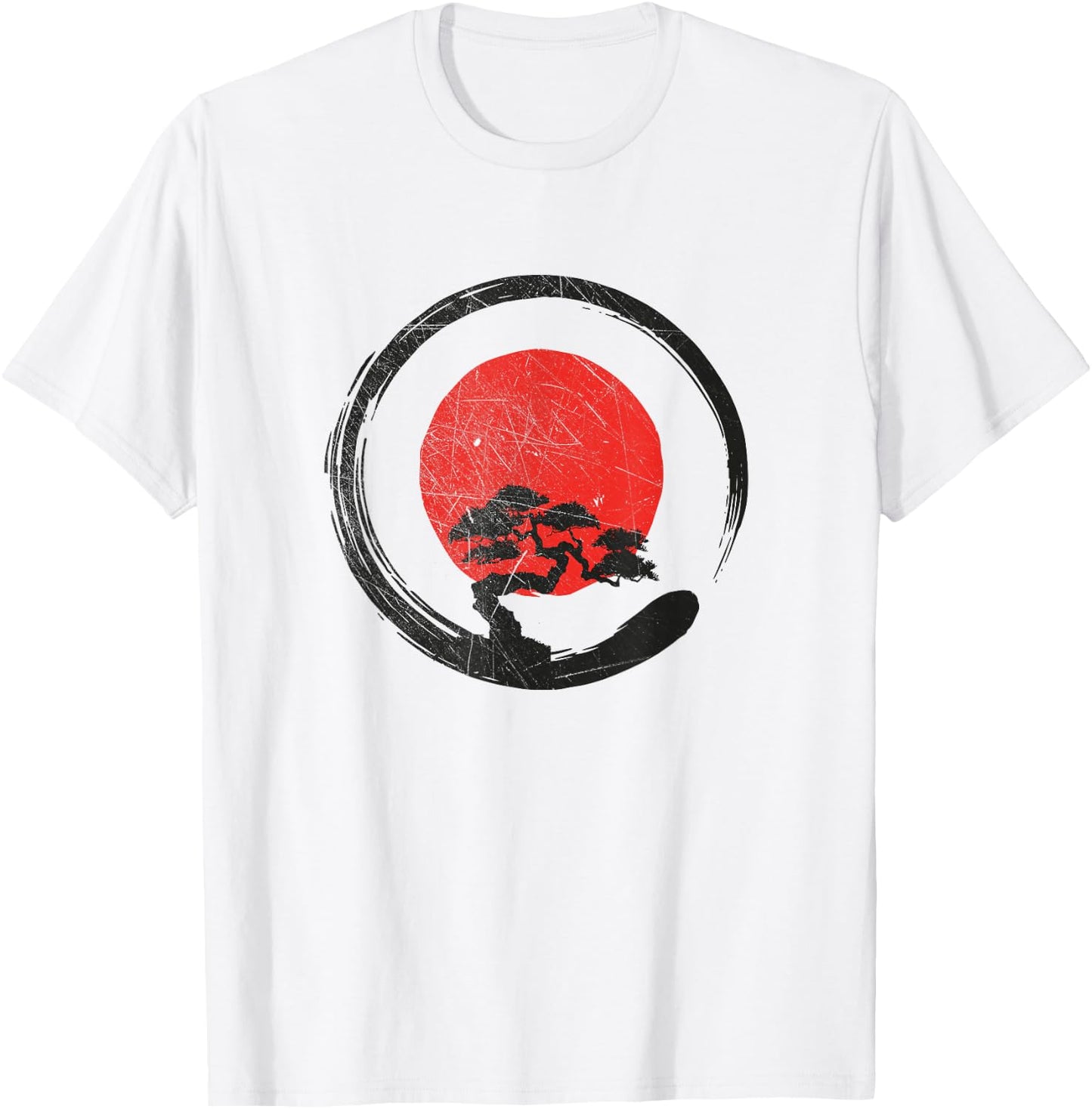 Buddhism Spiritual - Buddha Zen Enso Circle Buddhist T-Shirt - T-Shirt | White