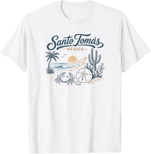 Santo Tomas Mexico T-Shirt - T-Shirt | White
