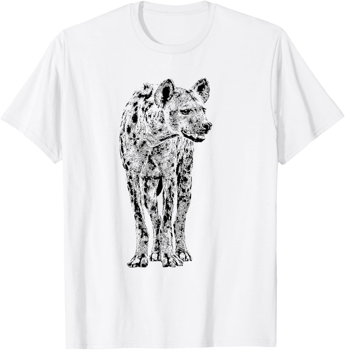 Spotted Hyena Wildlife Design for Hyena Fans T-Shirt - T-Shirt | White