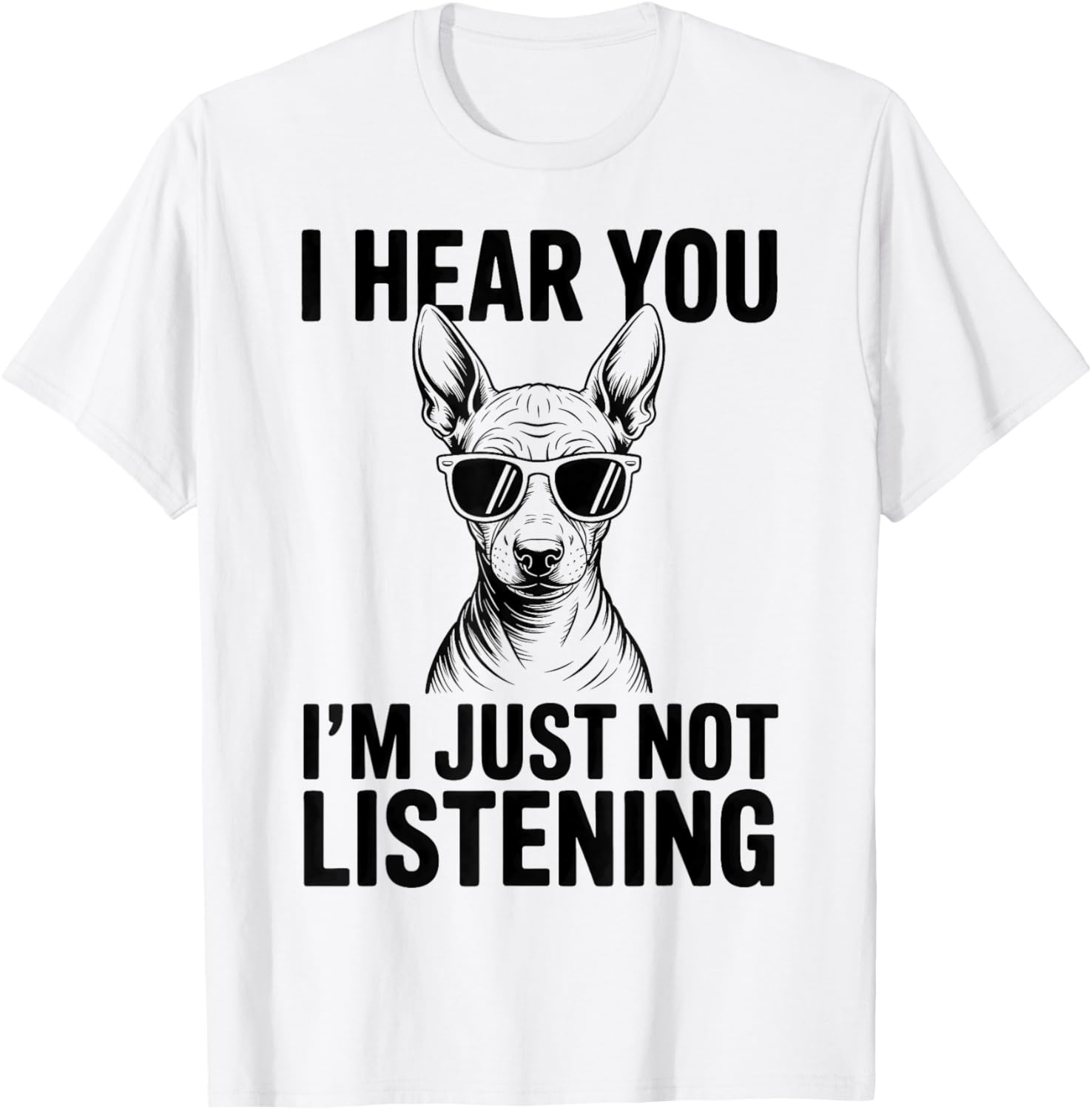 American Hairless Funny Terrier American Hairless Terrier T-Shirt - T-Shirt | White