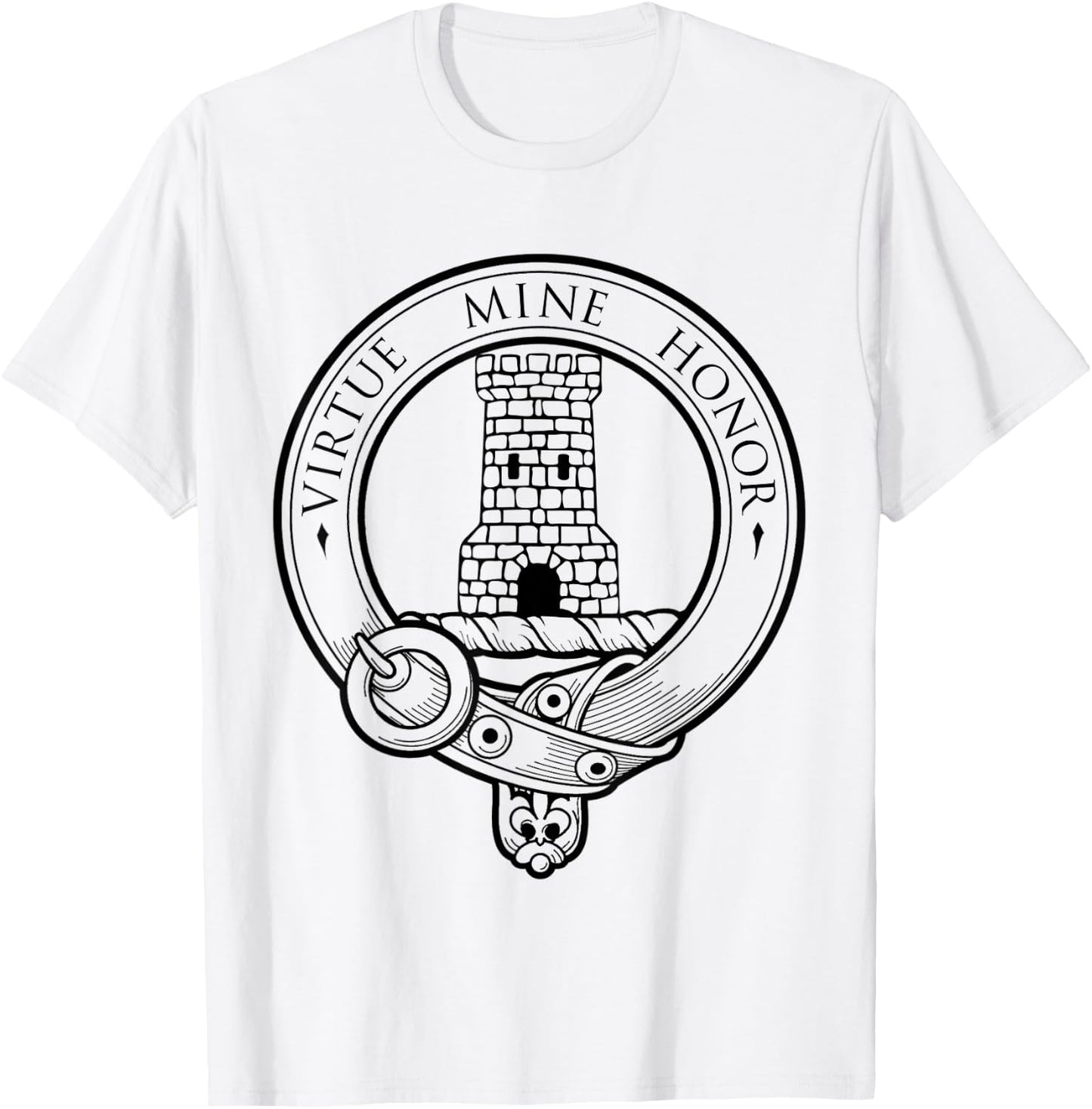 Clan Maclean Scottish Highland Scotland Surname T-Shirt - T-Shirt | White