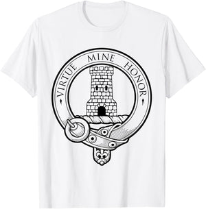 Clan Maclean Scottish Highland Scotland Surname T-Shirt - T-Shirt | White