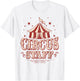 Vintage Circus Themed Birthday Party T Shirt - Circus Staff T-Shirt - T-Shirt | White