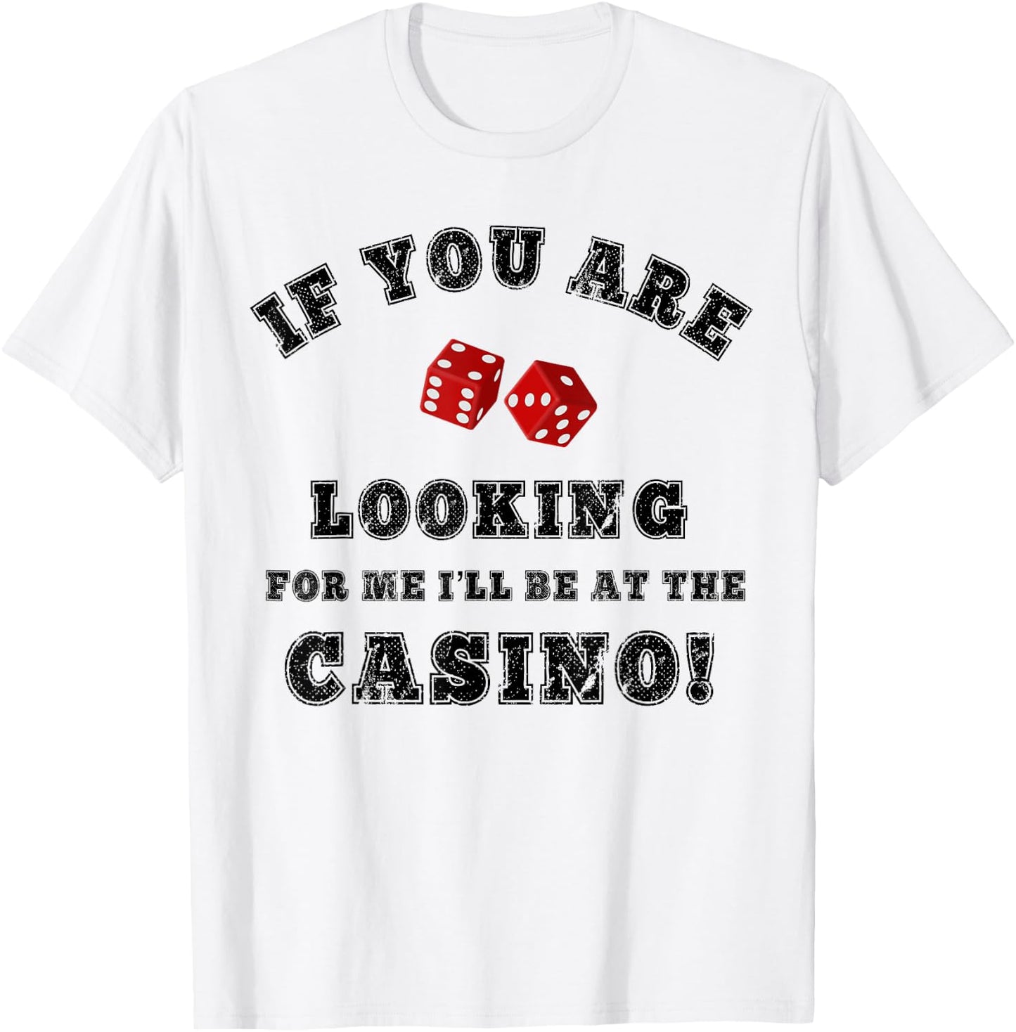 Casino Shirt Funny Cruise Ship Accessories Boat T-Shirt - T-Shirt | White