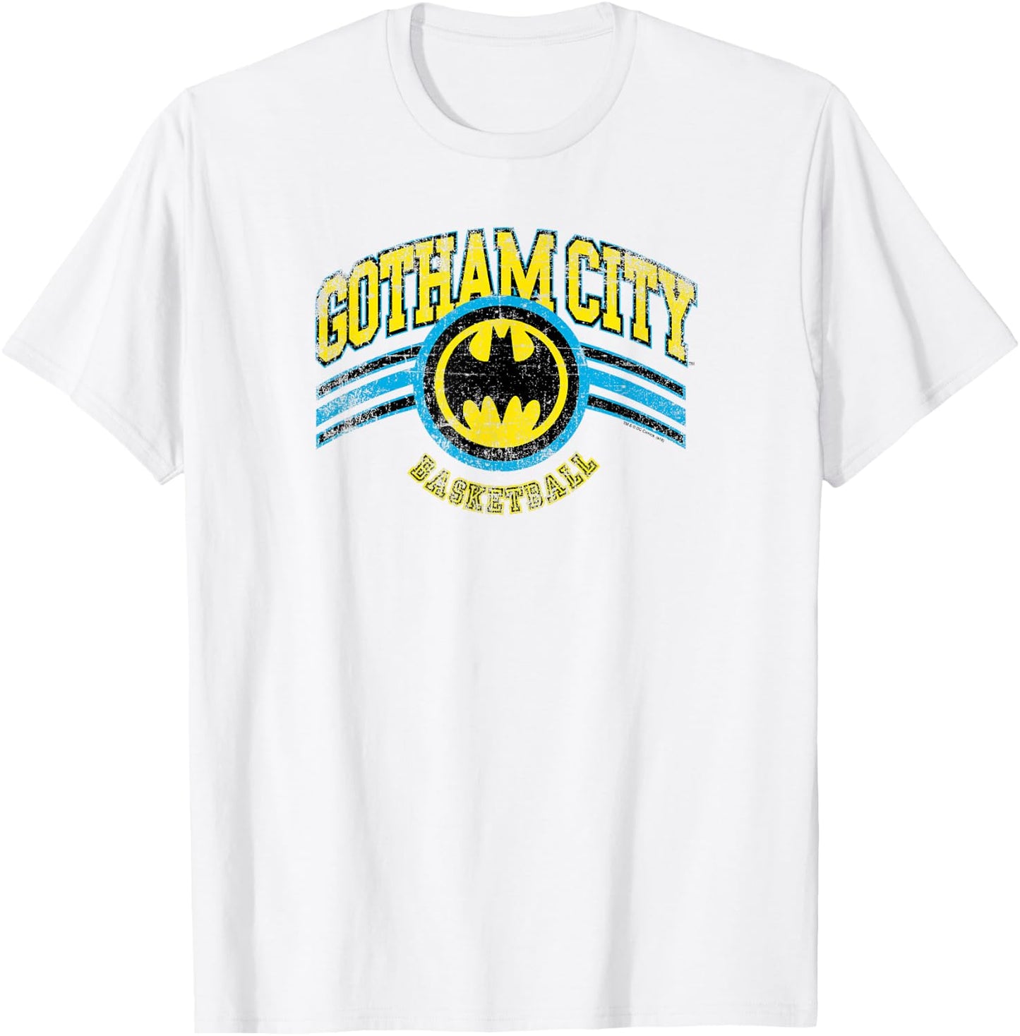 Batman Gotham City Basketball T Shirt T-Shirt - T-Shirt | White