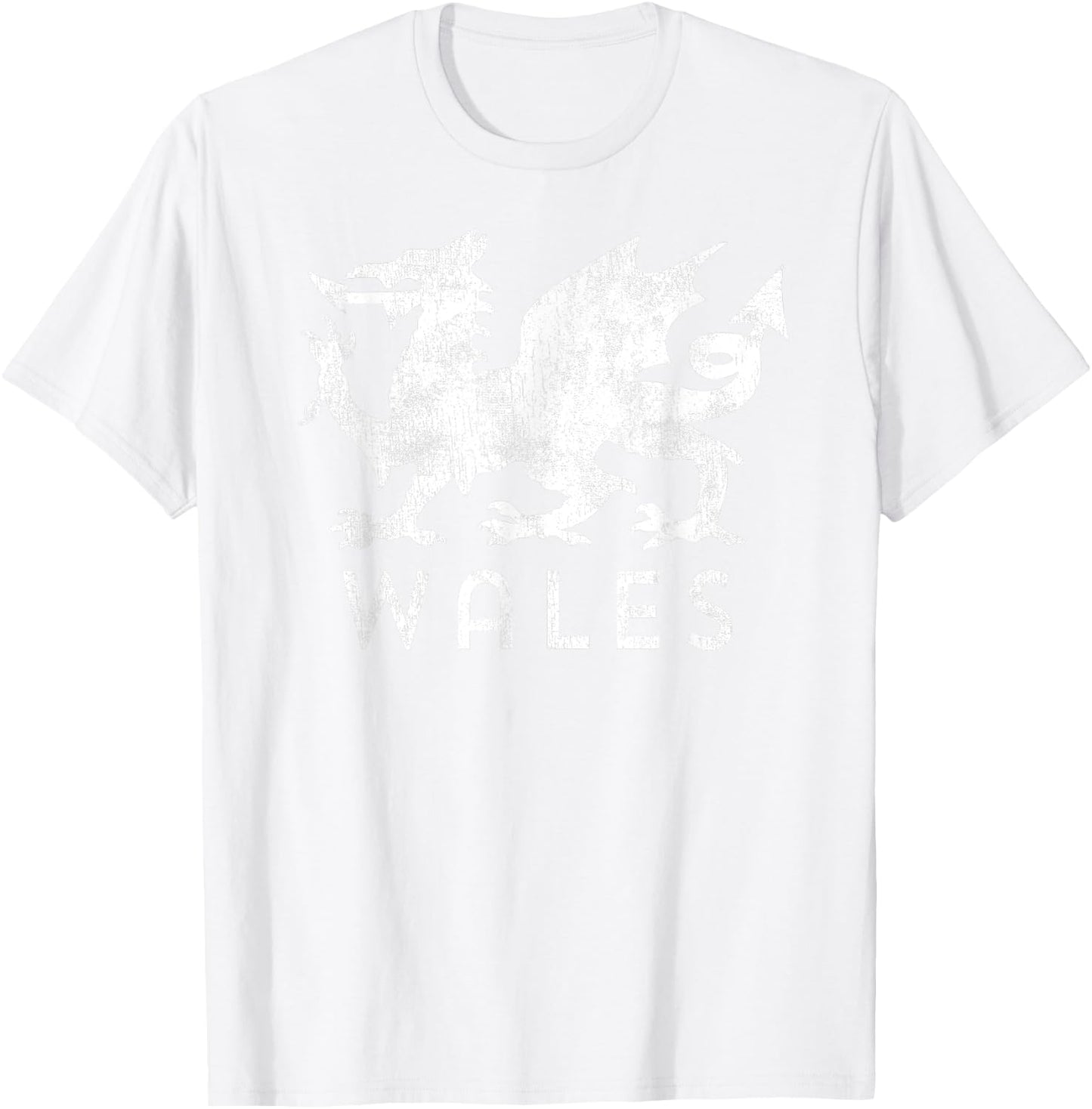 Rugby Welsh Red Dragon Flag of Wales T-Shirt - T-Shirt | White