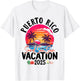 Puerto Rico Vacation 2025 Souvenir Matching Family Group by Puerto Rico Vacation Souvenir Holiday for Families, Couples, Groups - Blue, -Adults, -Kids, Short Sleeve T-Shirt - T-Shirt | White