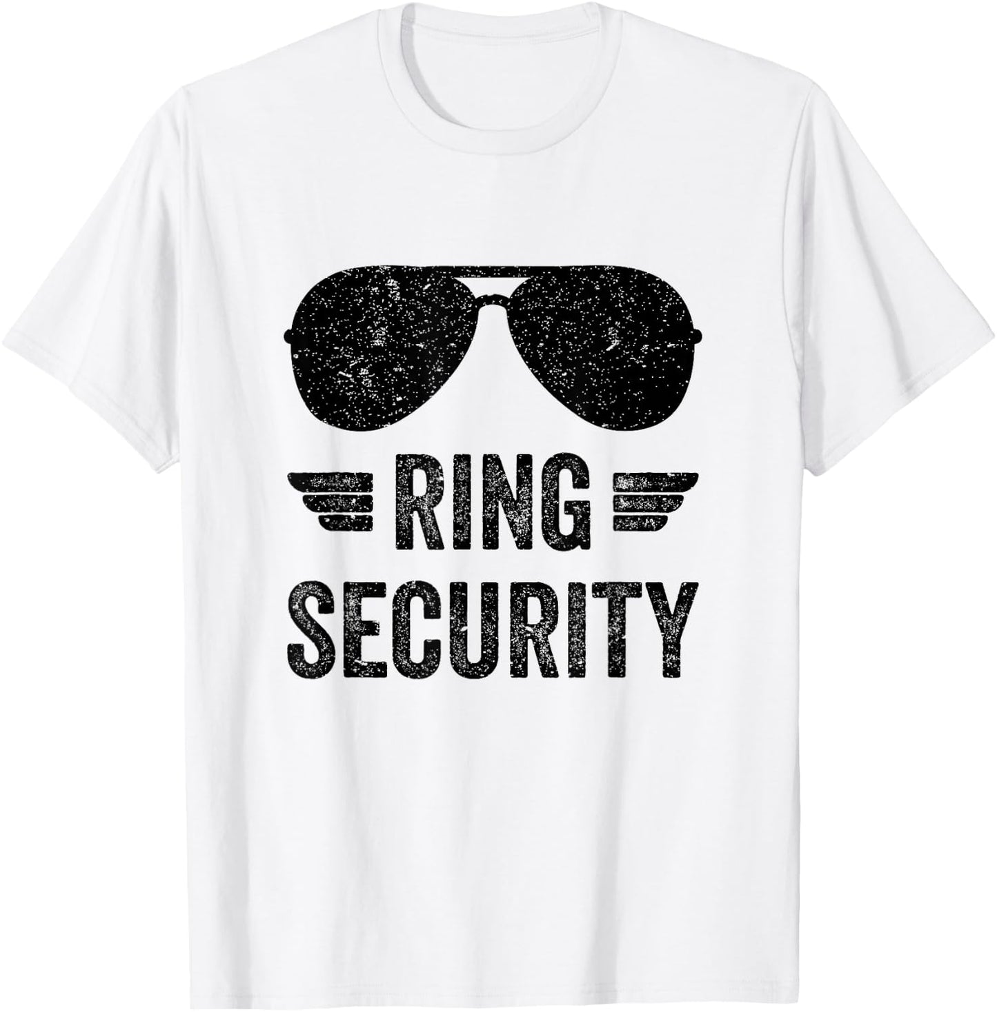 Ring Security Shirt Funny Ring Bearer Boys Youth Men T-Shirt - T-Shirt | White