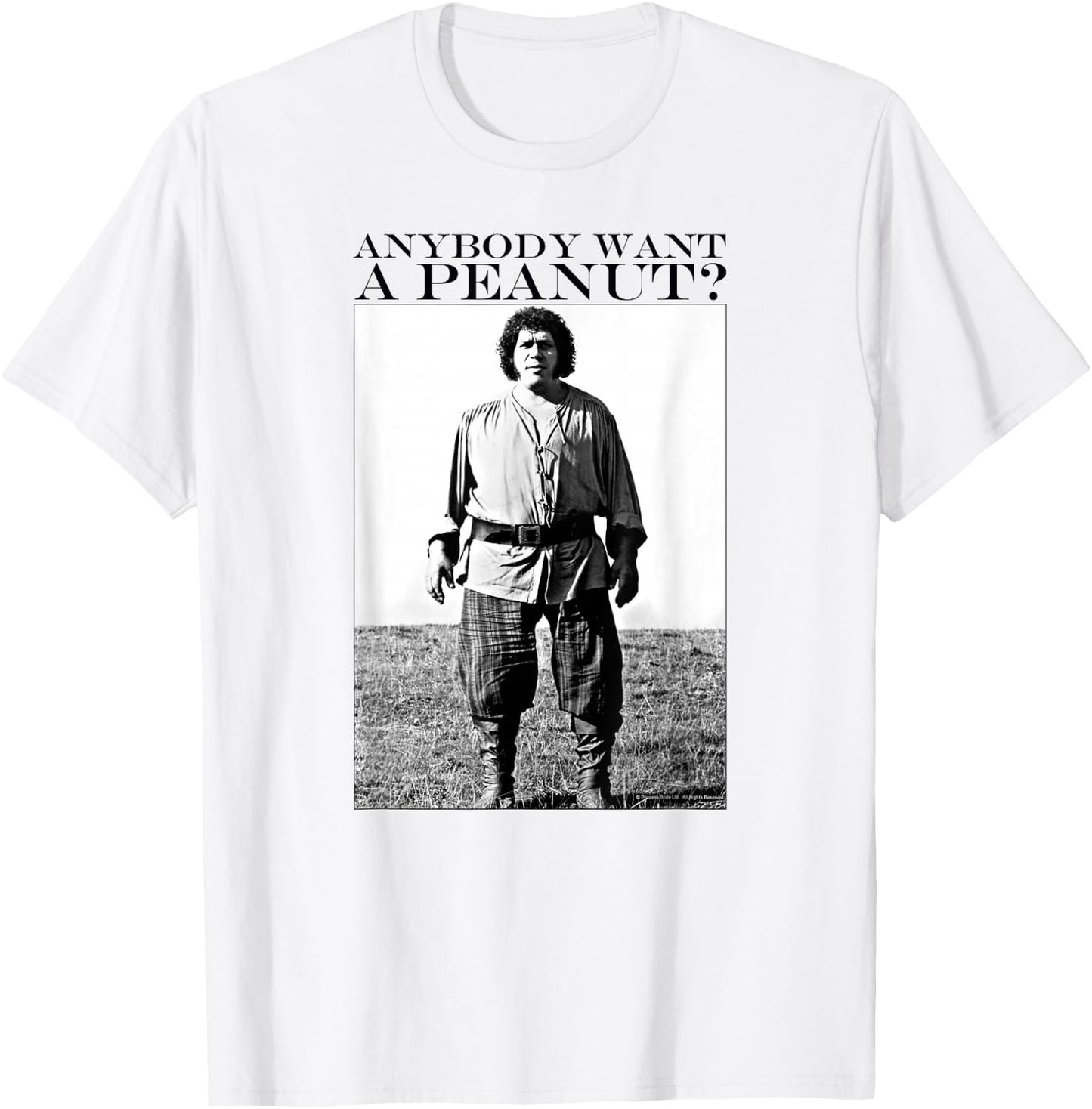 The Princess Bride Anybody Want a Peanut? T-Shirt - T-Shirt | White