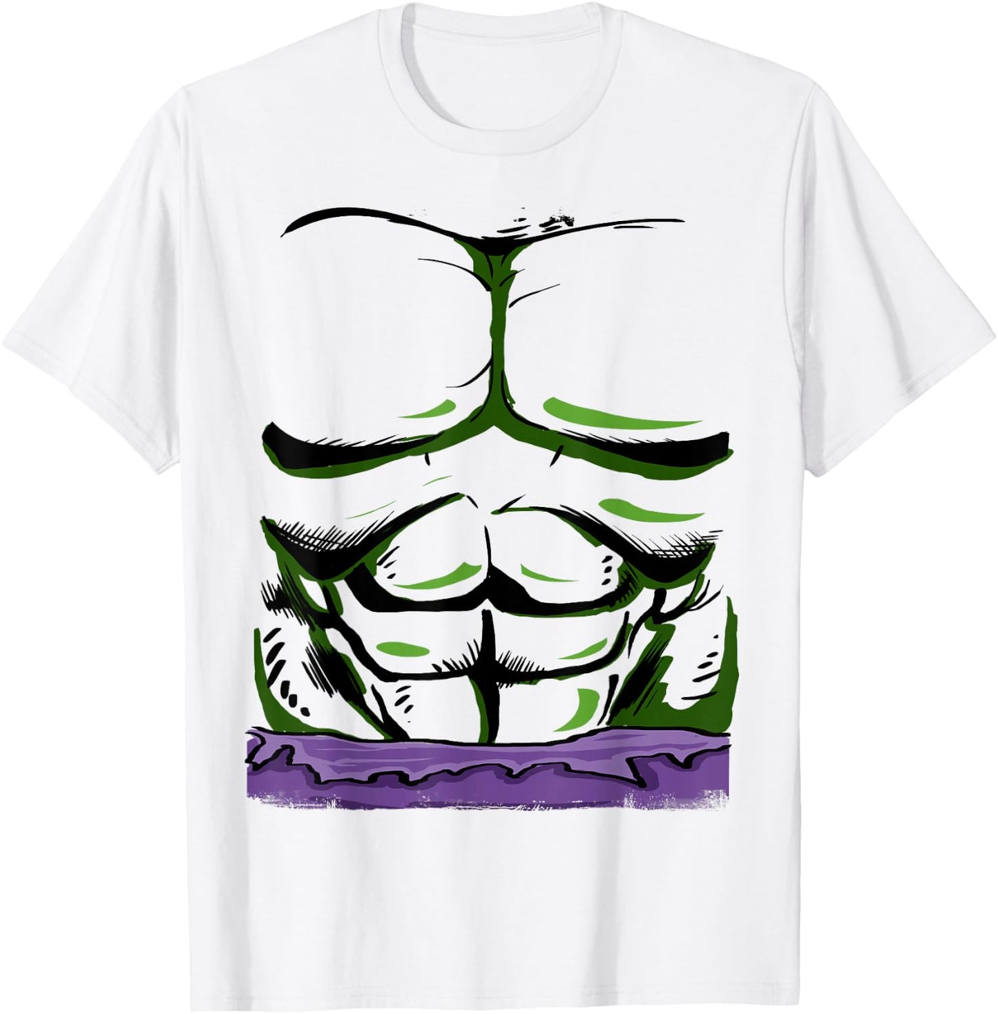Marvel Incredible Hulk Halloween Costume Small T-Shirt - T-Shirt | White