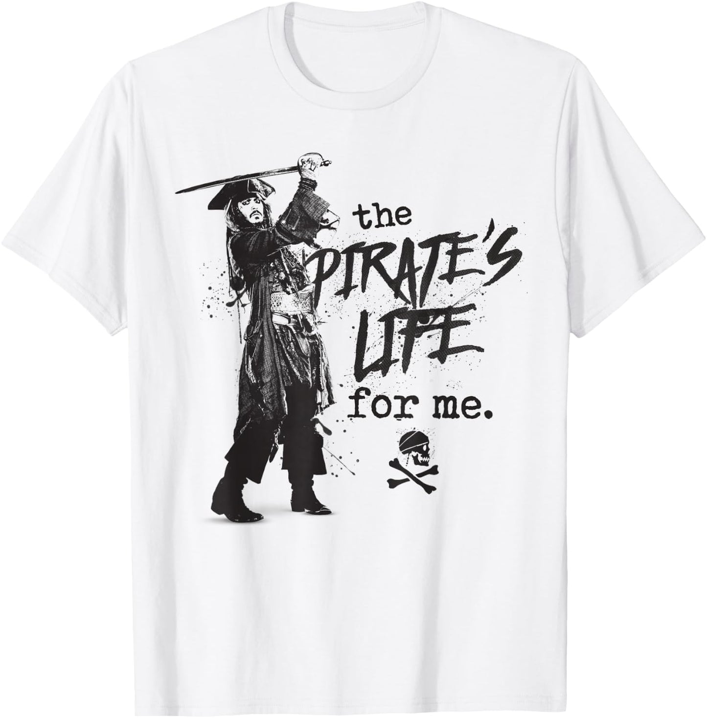 Pirates of The Caribbean Graphic Small T-Shirt - T-Shirt | White