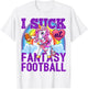 I Suck at Fantasy Football Flossing Unicorn Loser Shirt Men T-Shirt - T-Shirt | White