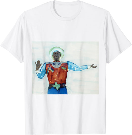 Howdy Big Tex State Fair Texas Painted Negative T-Shirt - T-Shirt | White