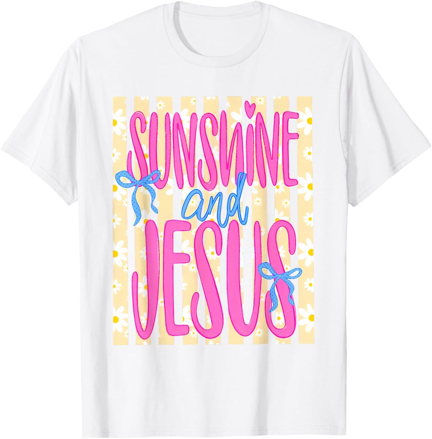 Summer Vacation Sunshine and Jesus Christian Hawaii Beach T-Shirt - T-Shirt | White