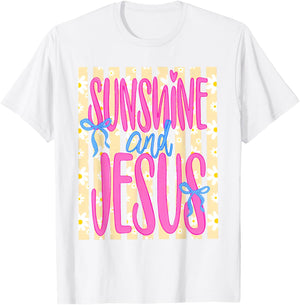 Summer Vacation Sunshine and Jesus Christian Hawaii Beach T-Shirt - T-Shirt | White