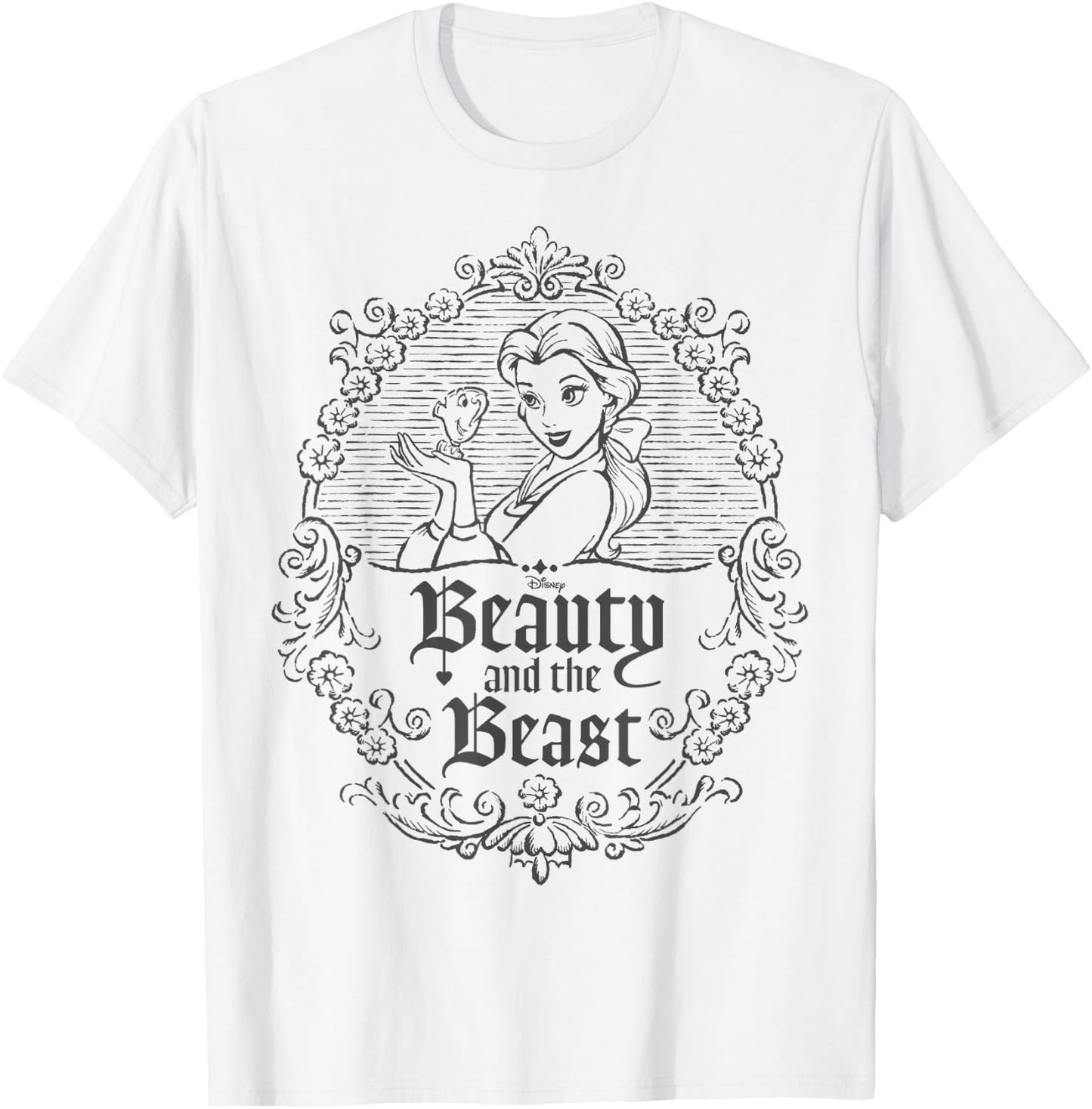 Disney Beauty And The Beast Belle Portrait T-Shirt - T-Shirt | White