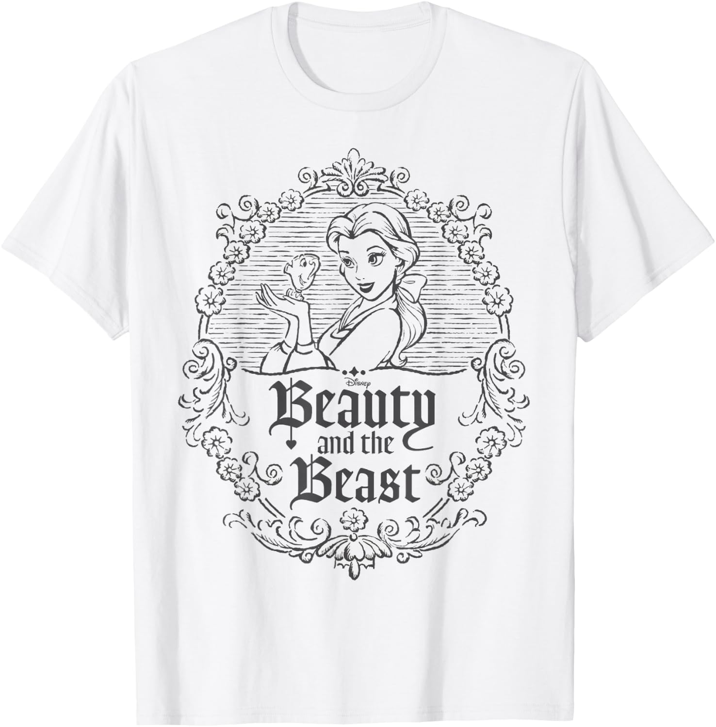 Disney Beauty And The Beast Belle Portrait T-Shirt - T-Shirt | White