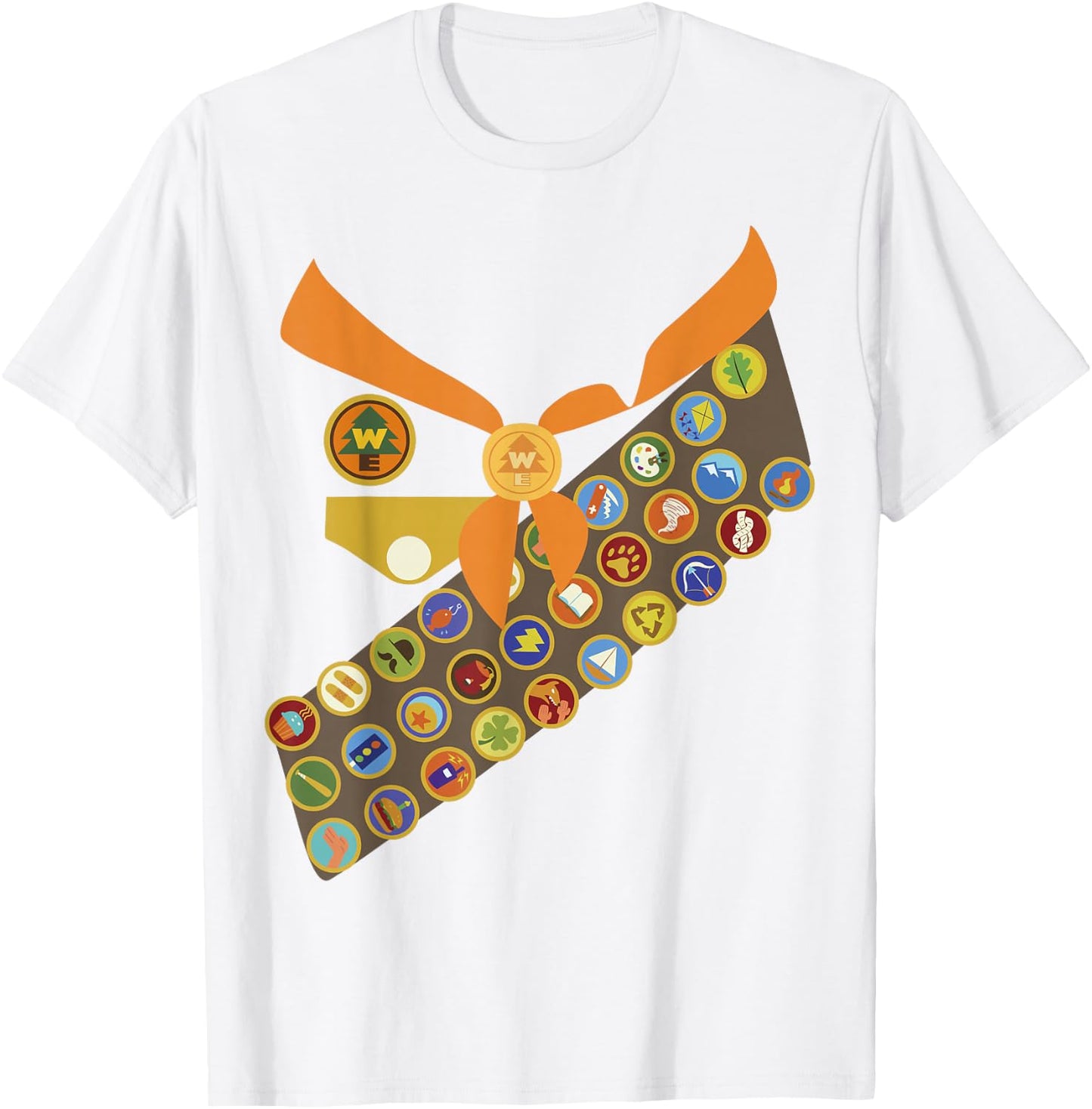 Disney Pixar Up Wilderness Explorer Costume Halloween T-Shirt - T-Shirt | White