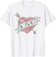 LSU Tigers Valentine Soft Gray Officially Licensed T-Shirt - T-Shirt | White