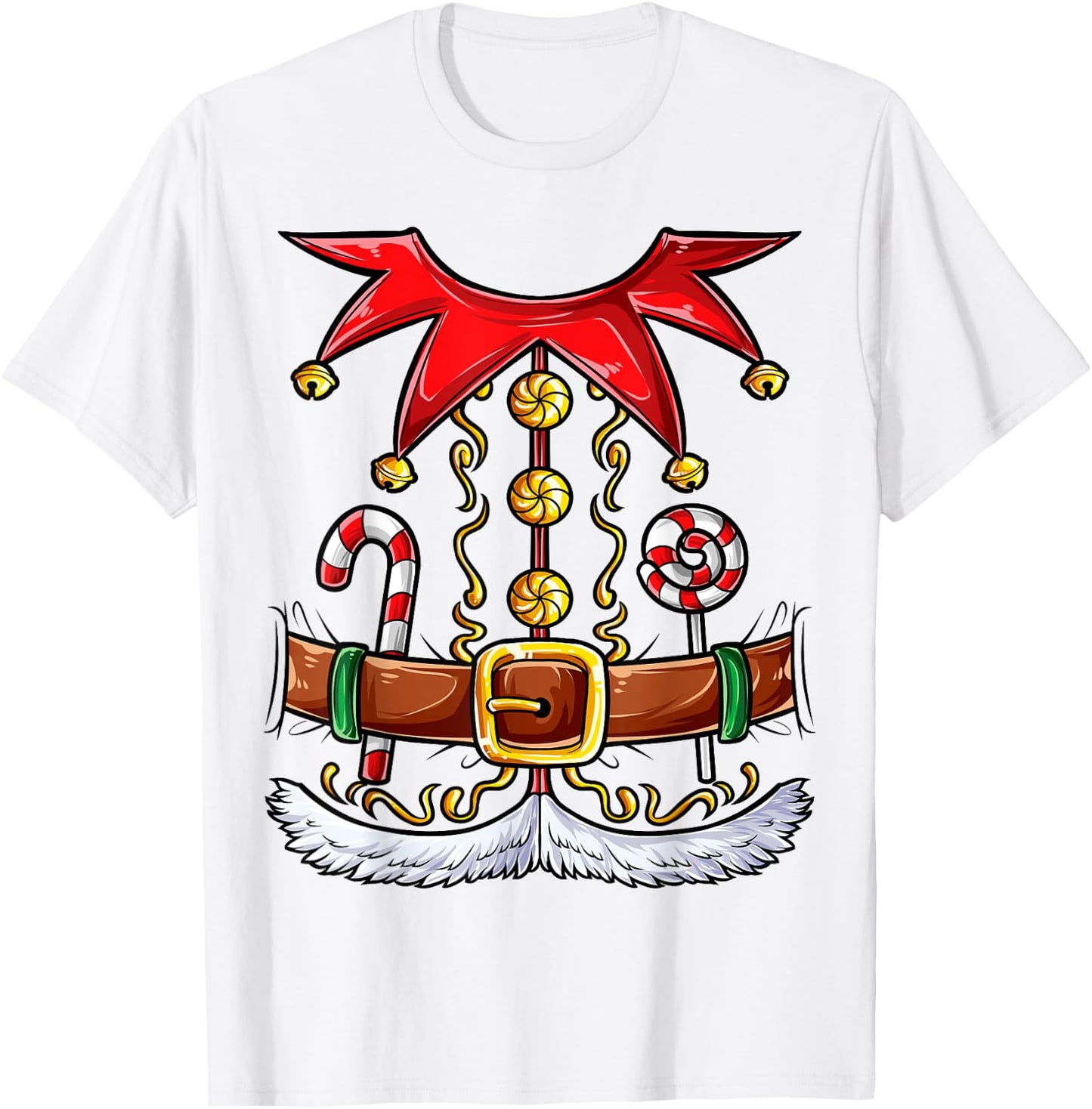 Elf Costume Christmas Elves Boys Girls Funny Xmas Holiday T-Shirt - T-Shirt | White