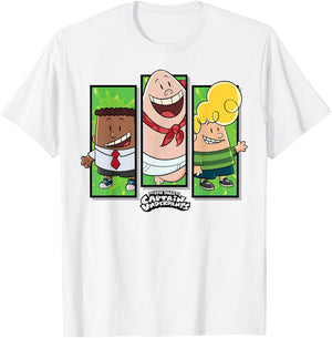 Captain Underpants The First Epic Movie George and Harold T-Shirt - T-Shirt | White