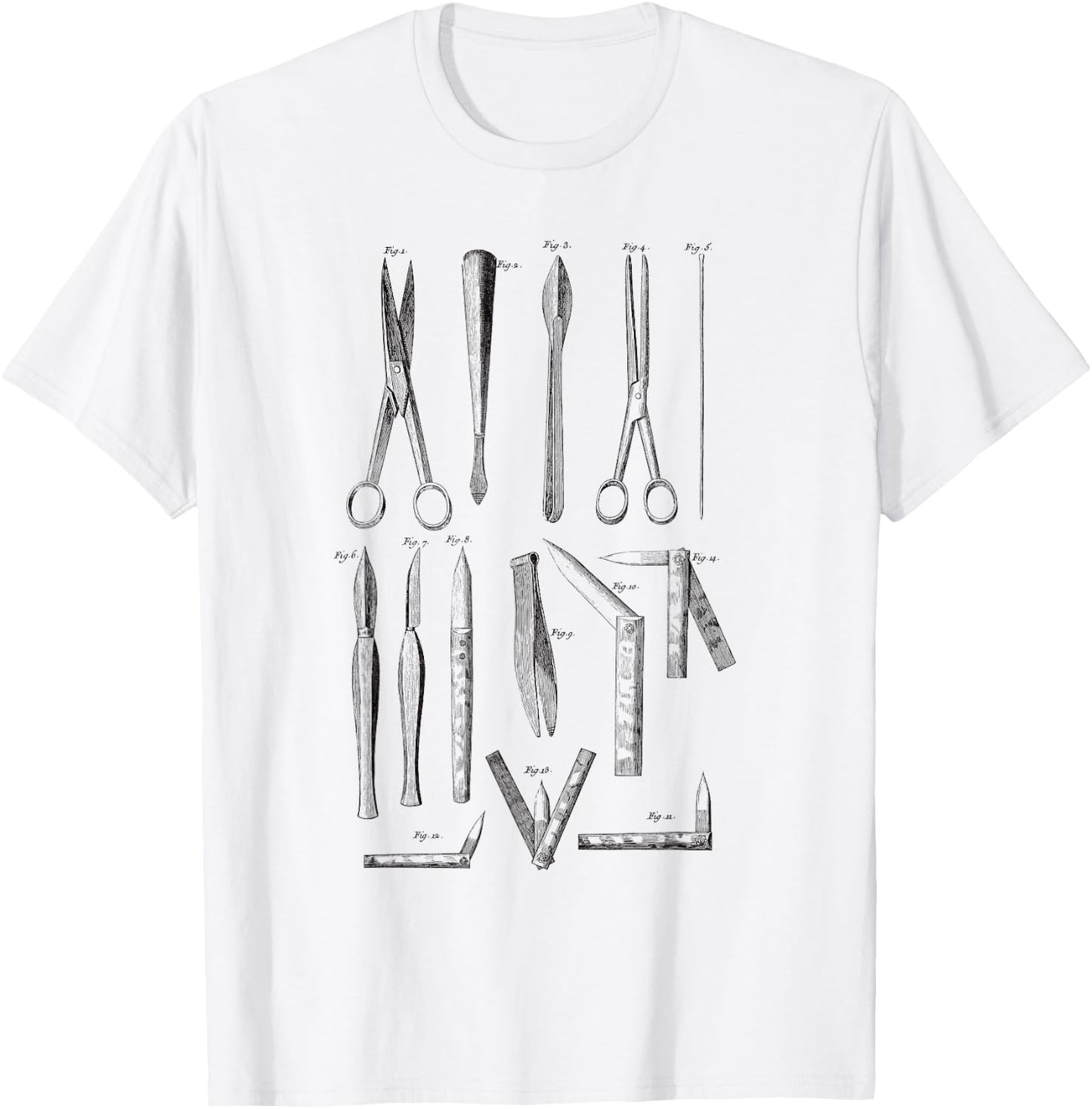 Vintage Surgical Tech Instruments Surgeon T-Shirt - T-Shirt | White