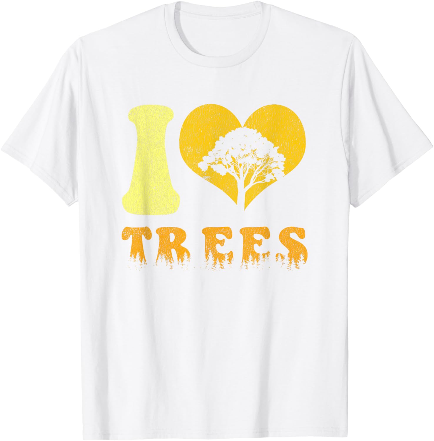Vintage Earth Day Shirt I Love Trees Teacher Men Women Girls Kids T-Shirt - T-Shirt | White