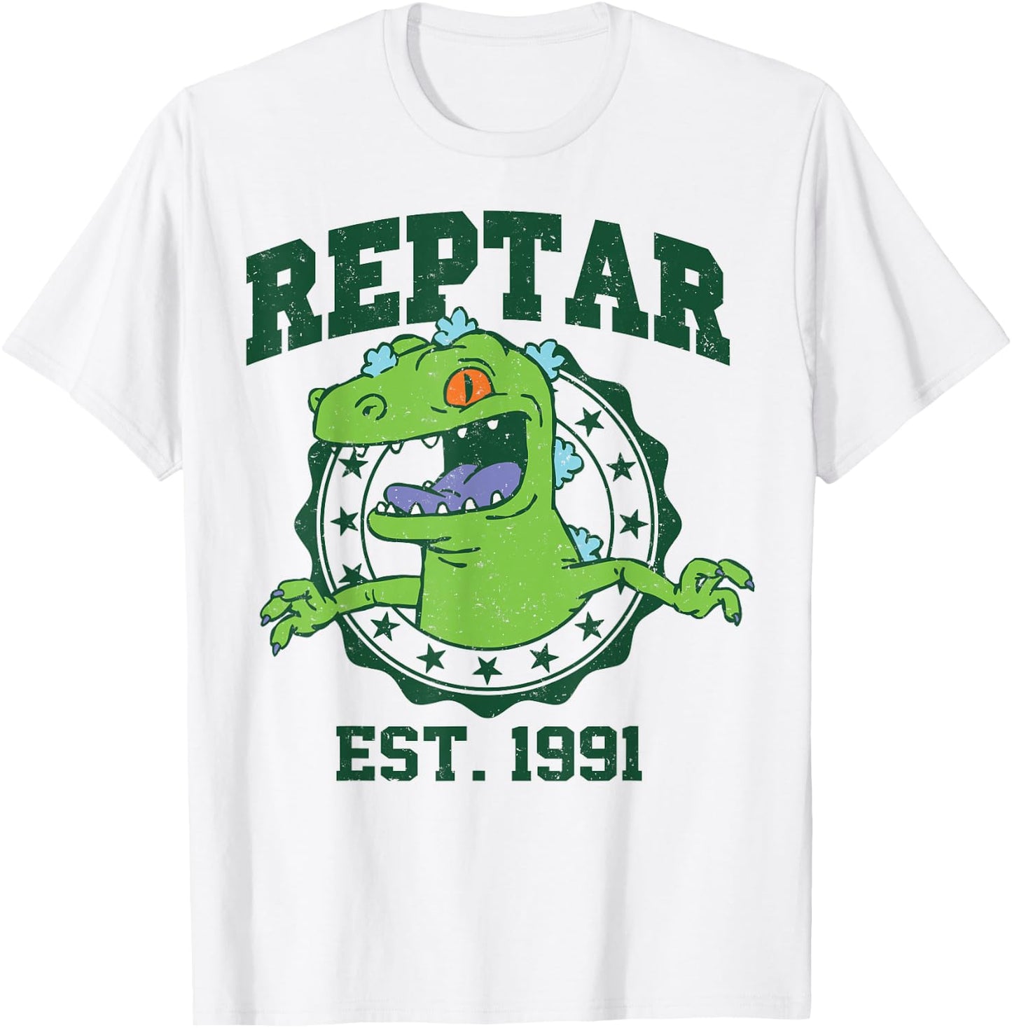 Nickelodeon Reptar Est 1991 T-Shirt - T-Shirt | White
