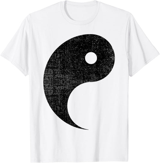 Halloween Shirt Yang And Yin Matching Couples Black Costume T-Shirt - T-Shirt | White