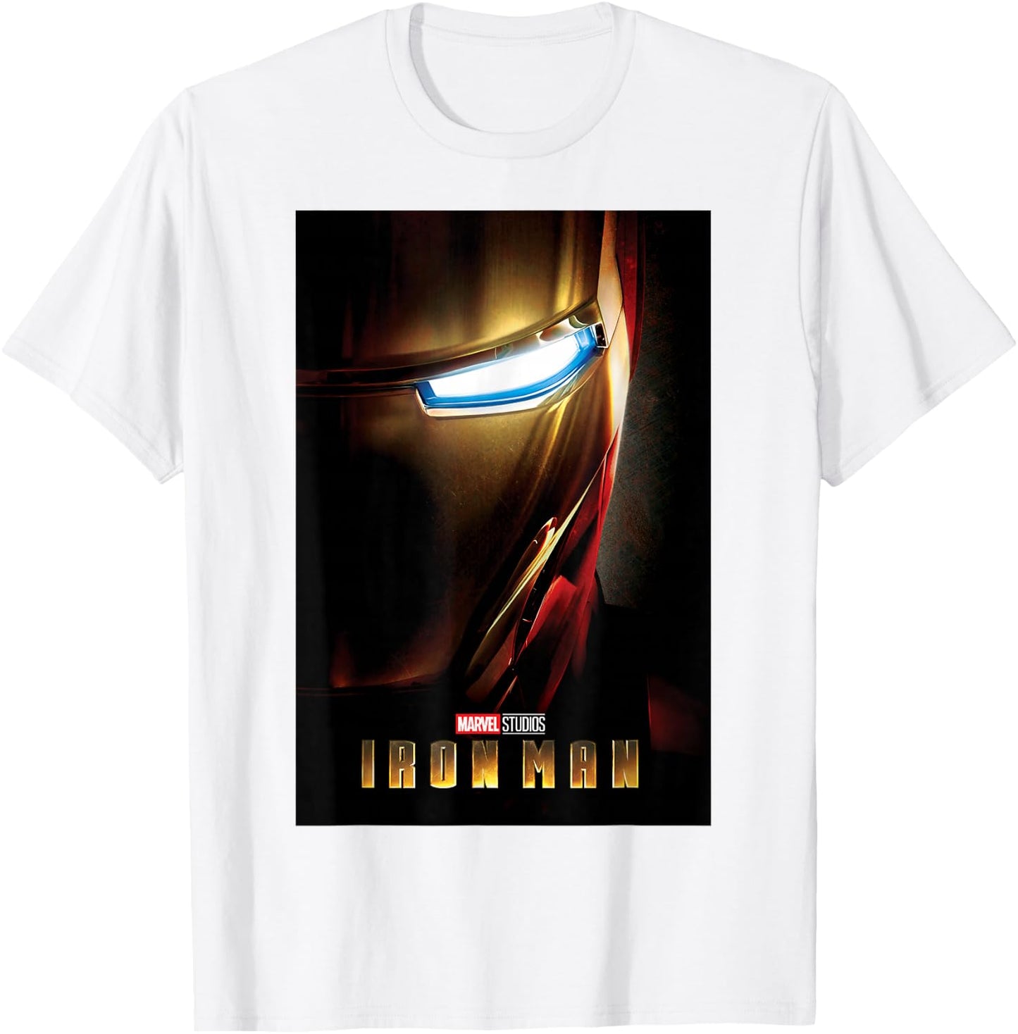 Marvel Studios Iron Man Movie Poster Graphic T-Shirt - T-Shirt | White