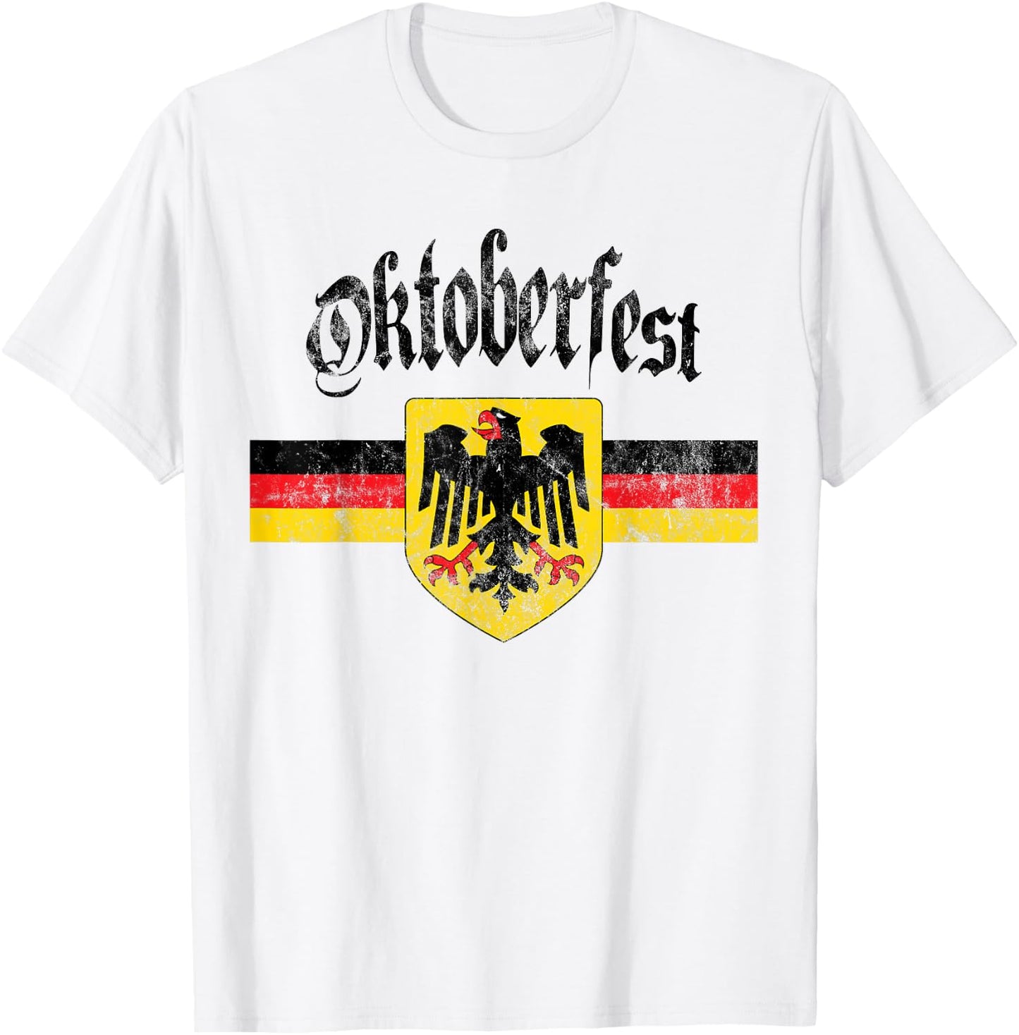 Oktoberfest German Coat of Arms T-Shirt - T-Shirt | White