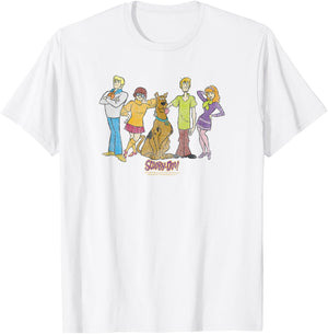 Scooby-Doo Scooby Gang T-Shirt - T-Shirt | White
