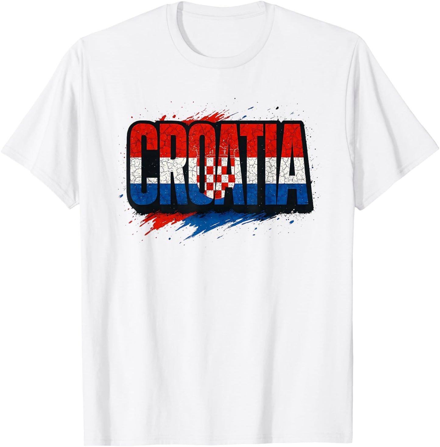 Croatia , Croatian map, Croatia Shirts T-Shirt - T-Shirt | White