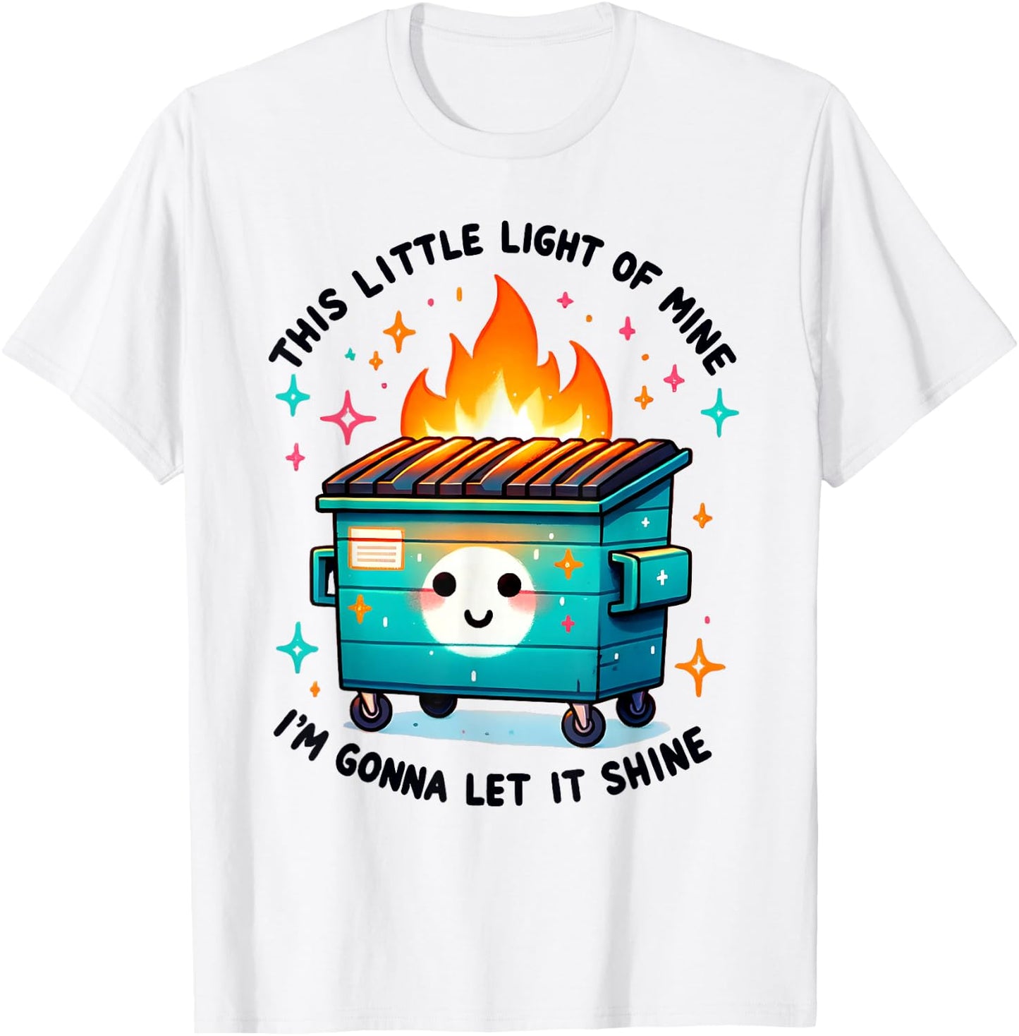 Retro This Little-Light of Mine I'm Going To Make It Shine T-Shirt - T-Shirt | White