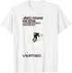 Vertigo Vintage Movie Poster, Noir Thriller Acrophobia Film T-Shirt - T-Shirt | White