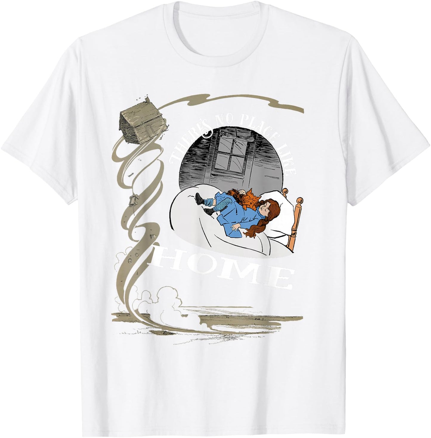 Pink Dorothy Toto Wizard of OZ Shirt-Twister to OZ T-Shirt - T-Shirt | White