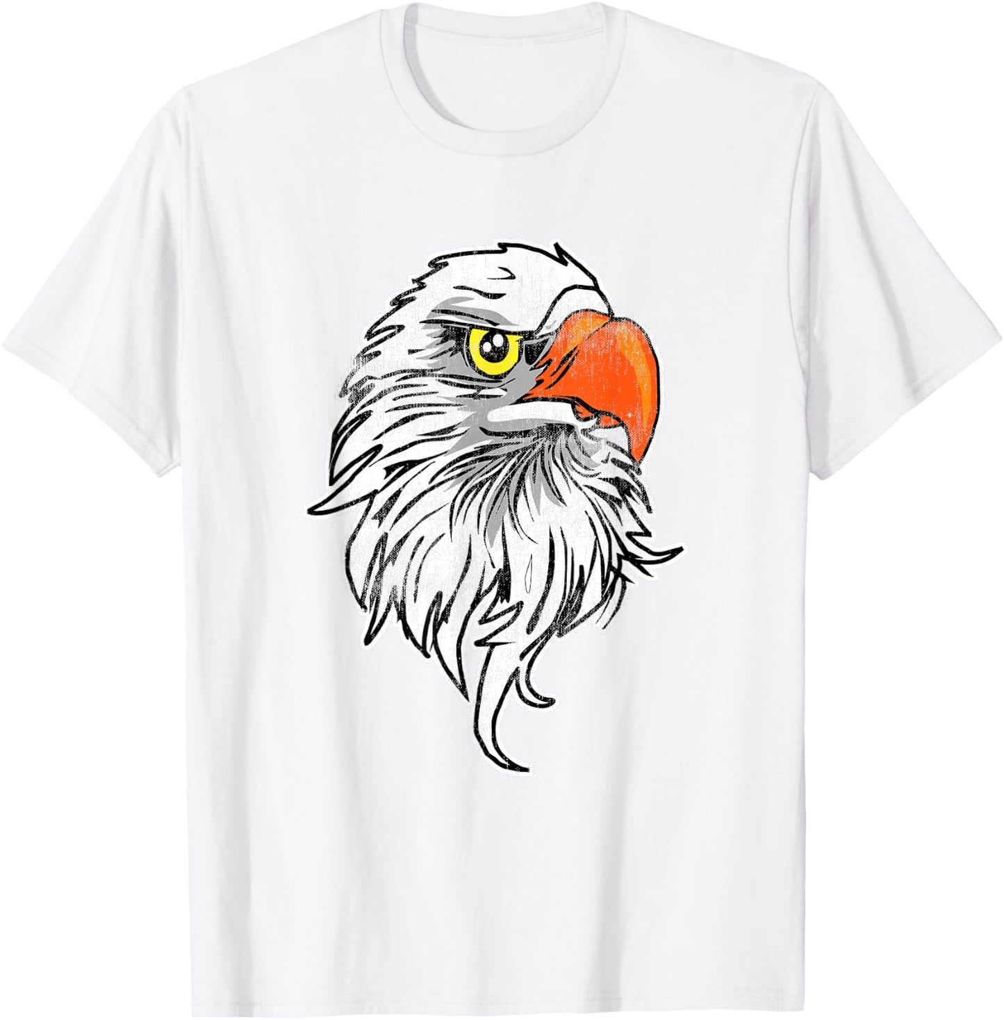 Cute Eagle Bird Love Eagles Shirt American Patriot Gift T-Shirt - T-Shirt | White