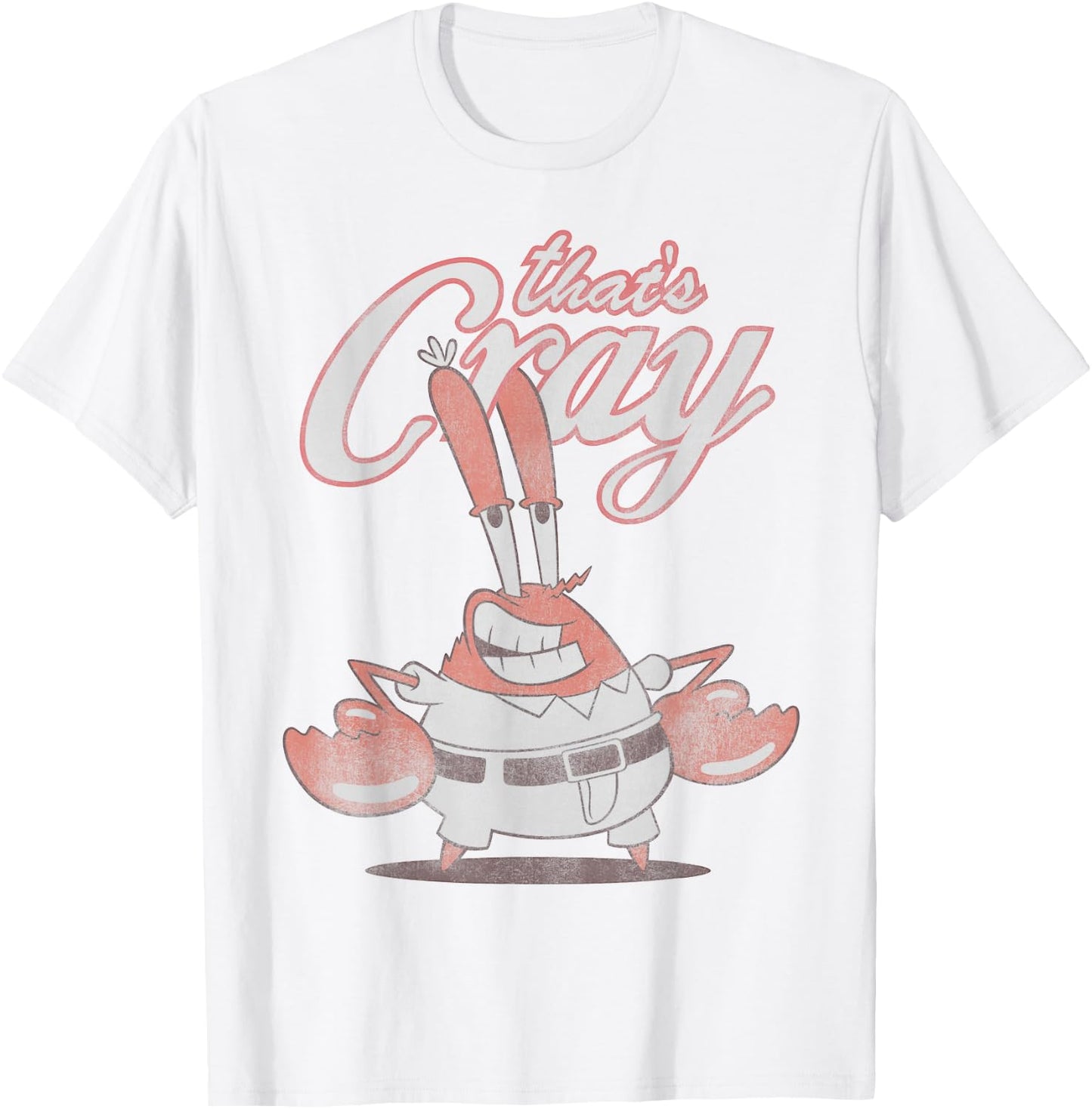 Spongebob SquarePants That's Cray Mr. Crabs T-Shirt - T-Shirt | White
