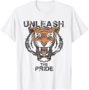 Lyndon High School Tiger Unleash the Pride T-Shirt - T-Shirt | White