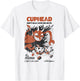 Cuphead Mugman Running from The Devil T-Shirt - T-Shirt | White