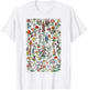 Vintage Flower Botanical Chart flower chart T-Shirt - T-Shirt | White